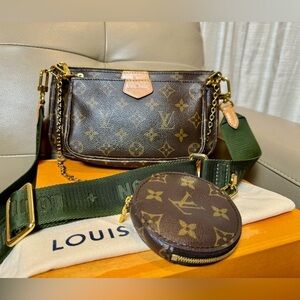 Louis Vuitton Brown Monogram Canvas Multi-Pochette Crossbody